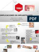 Complicaciones en implantología
