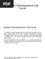 System Development Life Cycle