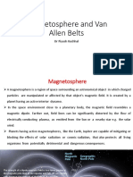 Magnetosphere and Van Allen Belts: DR Piyush Kuchhal