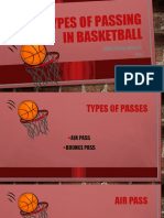 Types of Passing in Basketball