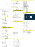 Calculus Table