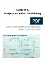 14MEE03 & Refrigeration and Air Conditioning
