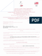 Affidavit of Written Initial Universal Commercial Code Financing Statement Fixture Filing, Land and Commercial Lien [DELTA PRIVATE JETS, INC]