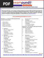 Important Syllogism Questions For Sbi Clerk Prelims Exams PDF