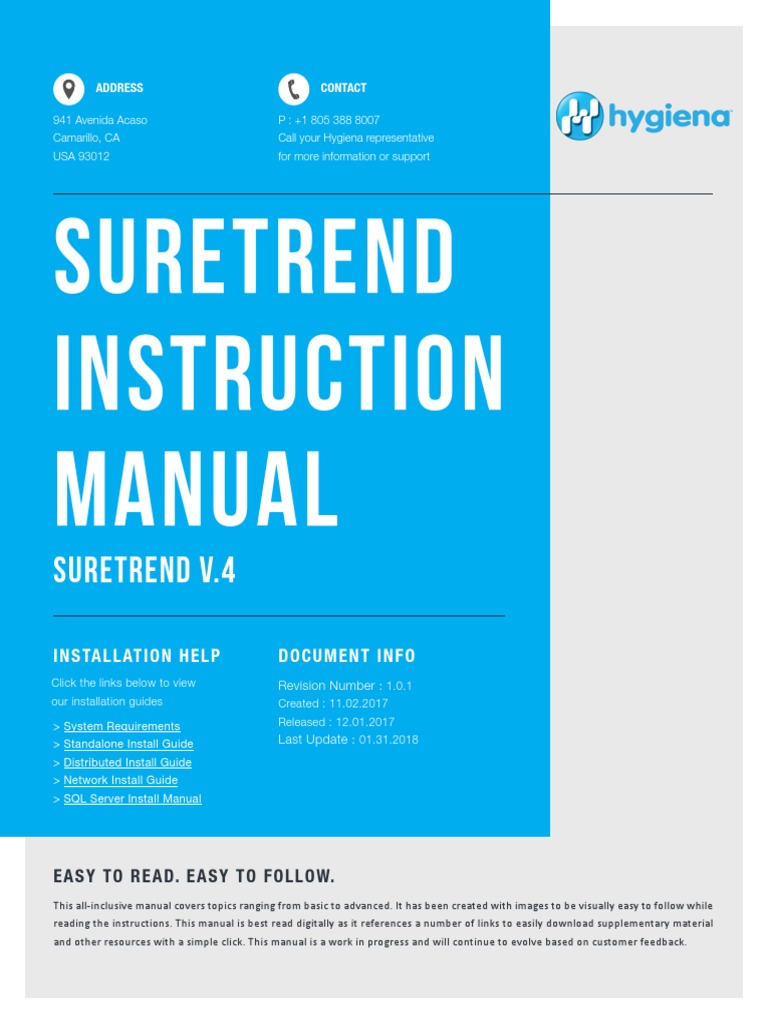 SureTrend v.4 Installation & User Guide | PDF | Microsoft Sql Server ...