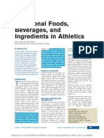 Functional Foods, Beverages, and Ingredients in Athletics: Ó National Strength and Conditioning Association