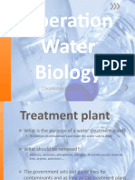 Operation Water Biology: Chlorination and Dechlorination