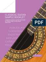 Classical Guitar Sample Booklet PDF
