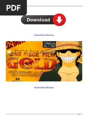 One Piece Film Gold Dubbed Full Hd Download Torrent