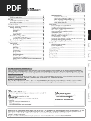 Cutting-Edge Modeling Guitar Powered by COSM | PDF | Guitars | Usb