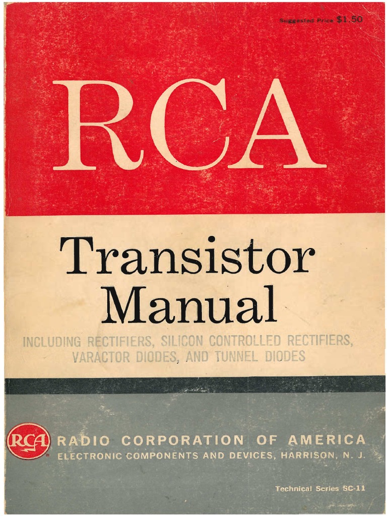 RCA Transistor Manual 1964 PDF | PDF