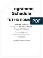 Program TNT - Iunie 2019
