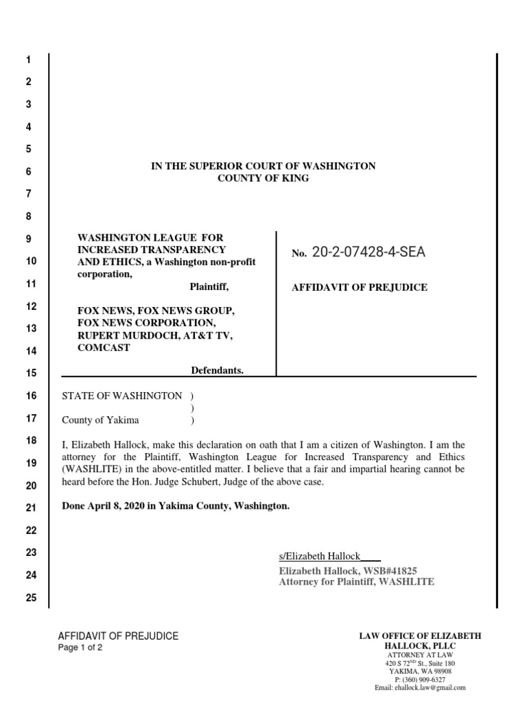 Filed: 2020 APR 09 09:00 AM King County Superior Court Clerk E Filed