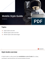 1. Introduction to Mobile Style Guide