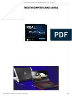 How To Share Files Between Two Computers Using LAN Cable