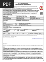 Irctcs E-Ticketing Service Electronic Reservation Slip (Personal User)