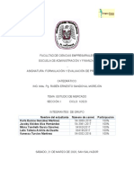 Formulación y Evaluación de Proyectos Segunda Parte