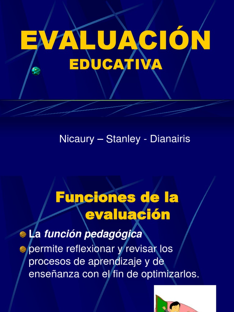 Funciones de la Evaluación Educativa | PDF | Evaluación | Aprendizaje