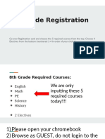2019-2020 7th Grade Registration - Course Selections