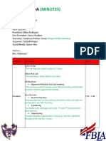 Fbla Agenda Minutes (8-21)