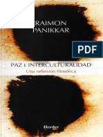 Paz e Interculturalidad - Raimon Panikkar (Herder)