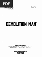 Williams 1994 Demolition Man Operations Manual English OCR Searchable PDF