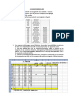 Ejercicios en Excel