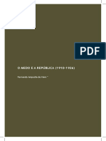 O Medo e A Republica 1910-1926 The Fear PDF