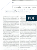 Iron Sulfides - Effect On Amine Plants