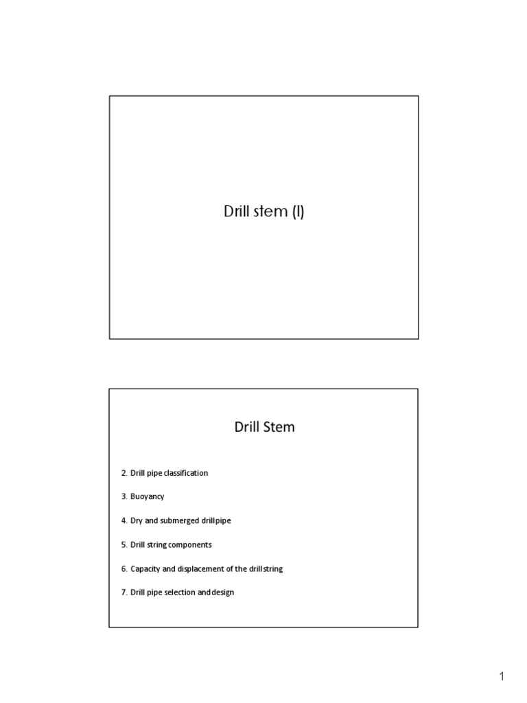 4 Drill Stem1 PDF PDF Deformation (Engineering) Ultimate