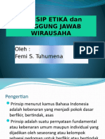 Prinsip Etika Wirausaha