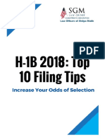 H1B 2018 Lottery Top Filing Tips