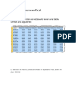 Como Grabar Macros en Excel PDF