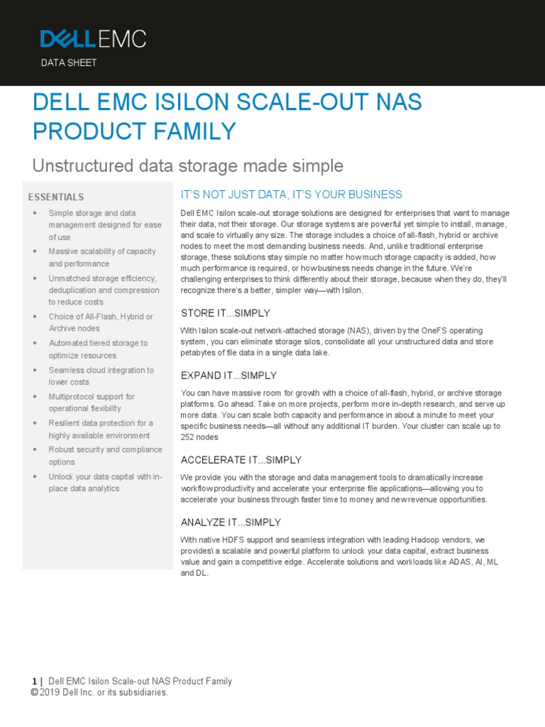 Emc Isilon Scale Out Nas , PowerScale – CEMK