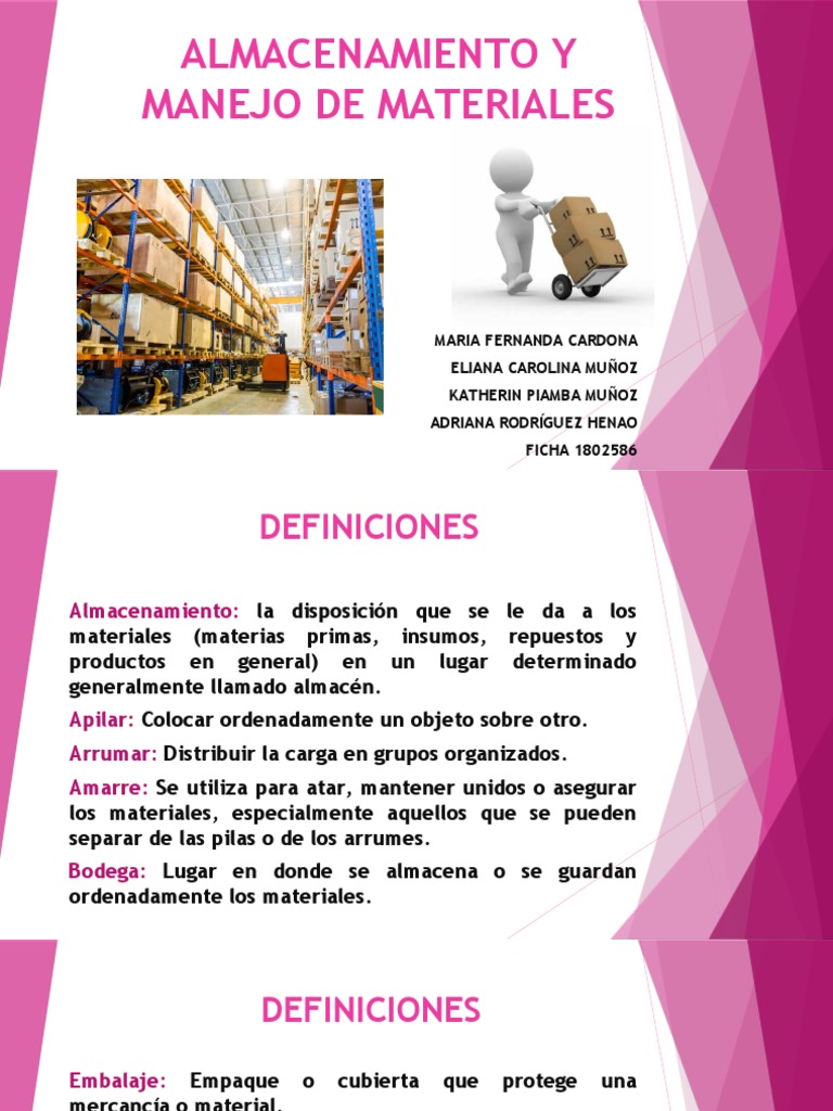 Almacenamiento y Manejo de Materiales | PDF | Almacén | Naturaleza