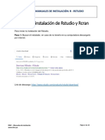 Instalar Rstudio Rcran guía