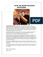 Biografia de Jaime Roldos Aguilera