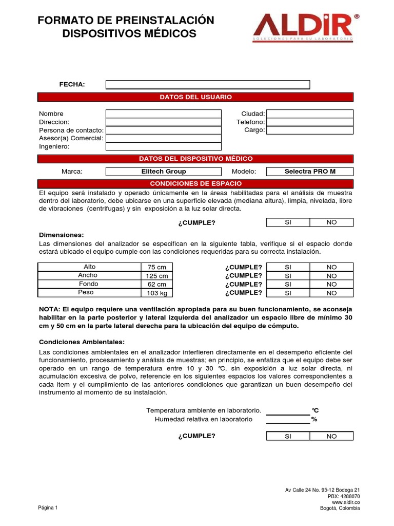 Selectra Pro M Descargar Gratis PDF Laboratorios Voltaje