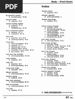 Audi 80 B4 Body Front Doors Manual