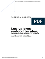¿Conclusiones_ for Frank Safford_ Los valores socioculturales, las estructuras y las políticas públicas en el desarrollo colombiano