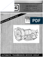 Mercedes 722.1 722.2 Transaxle Service Manual - ATSG Automatic Transmission Service Group