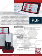 Micro-Volume Spectrophotometer: Measurement Sample Size Measurement Data Output