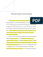 Preliminary Impulse in Stoic Psychology PDF