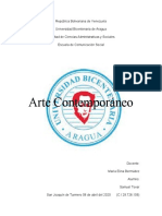 Informe Arte Contemporáneo