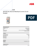 AR F202 AC-63/0,03 Residual Current Circuit Breaker