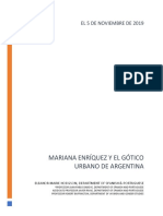 marianaEnríquezYElGóticoUrbanoDeArgentina PDF