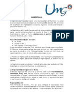 Tercera Clase El Registrador y Responsabilidad PDF