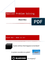 APS145 Applied Problem Solving: Black Box