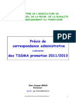 Precis - de La Correspondance Admin PDF