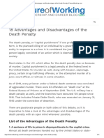 18 Advantages and Disadvantages of The Death Penalty PDF